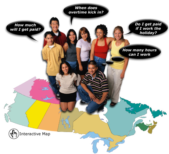 Canada interactive map